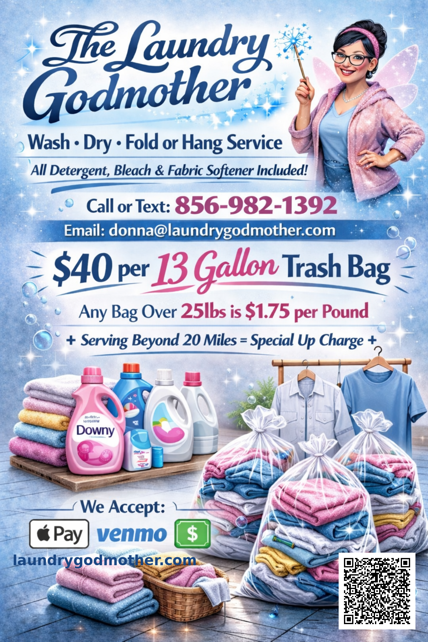 The Laundry Godmother Logo